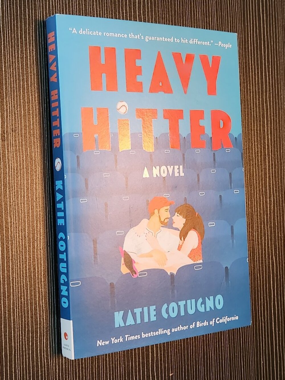 Paperback book, "Heavy Hitter" by Katie Cotugno